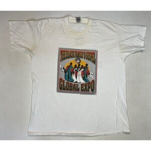 VINTAGE The Black Family & Gospel Global EXPO 2001 T-shirt Men XXL Jesus